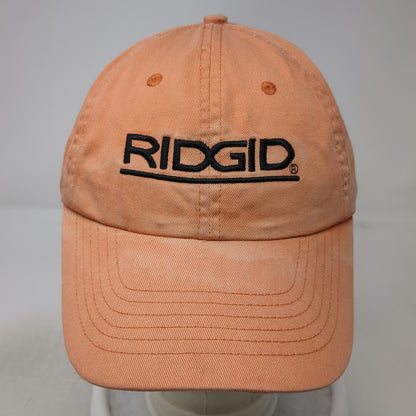 Cobblestone Promotions RIDGID Orange One Size Baseball Cap Slideback Cotton Hat