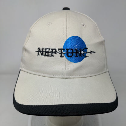 Neptune Strapback Hat Cream OSFA Embroidered Adjustable 6 Panel Kati