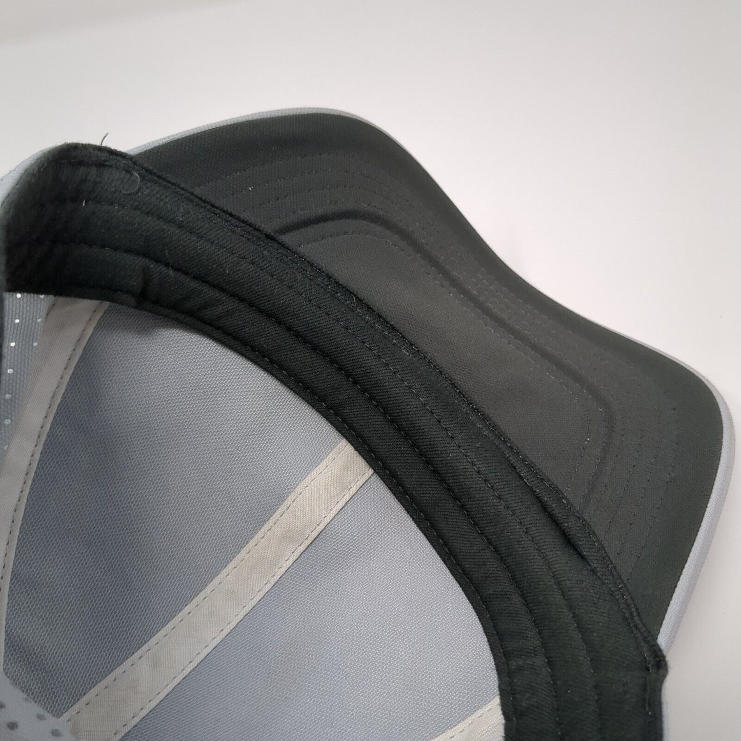 Nike Golf Strapback Hat Gray One Size Adjustable Swoosh Laser Cut