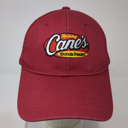 Raising Cane's Chicken Fingers Mesh Back Trucker Hat Red One Size