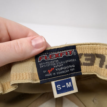 Flight Services A Flight Above Helicopter Training Fitted Hat Tan S/M Flexfit