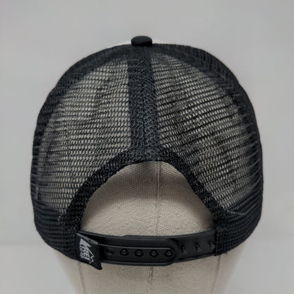 REI Co-op Mountain Climber Snapback Trucker Hat Black OSFA Mesh Back