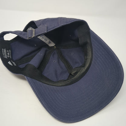 Adidas Slideback Hat Blue One Size Adjustable Embroidered 6 Panel Cotton