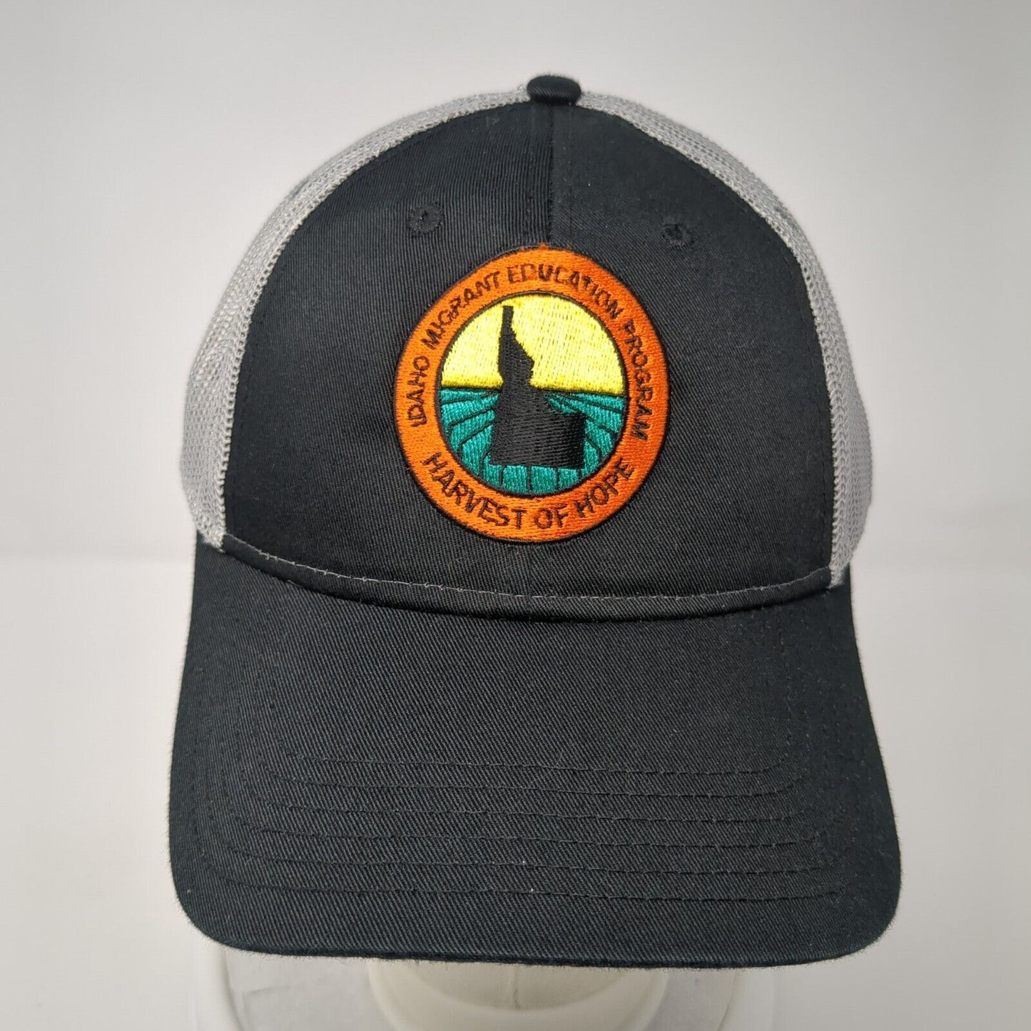 Harvest Of Hope Snapback Trucker Hat Black One Size Mesh Back Otto