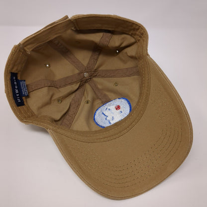 United States Army South Strapback Hat Tan OSFA Embroidered Hit Wear