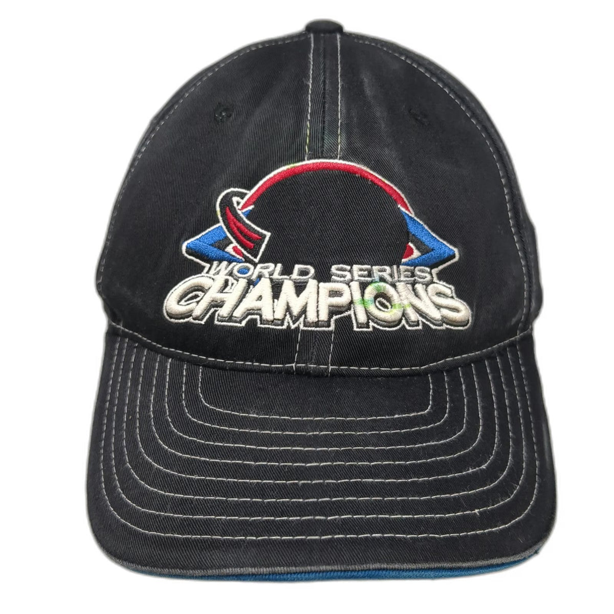 New Era MLB World Series Champions Baseball Cap Black One Size Strapback Hat