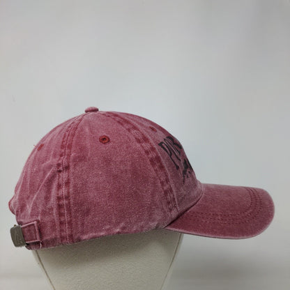 Portland Mountain Slideback Hat Red OSFA Adjustable HG 6 Panel