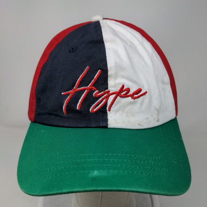 Hype Slideback Hat Multi One Size Embroidered Colorblock 6 Panel