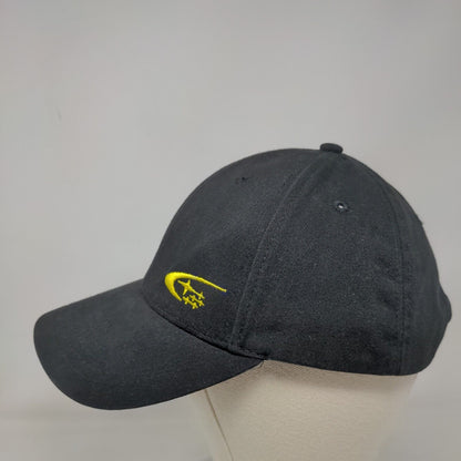 Subaru Snapback Hat Black OSFM Adjustable Embroidered Solid 6 Panel