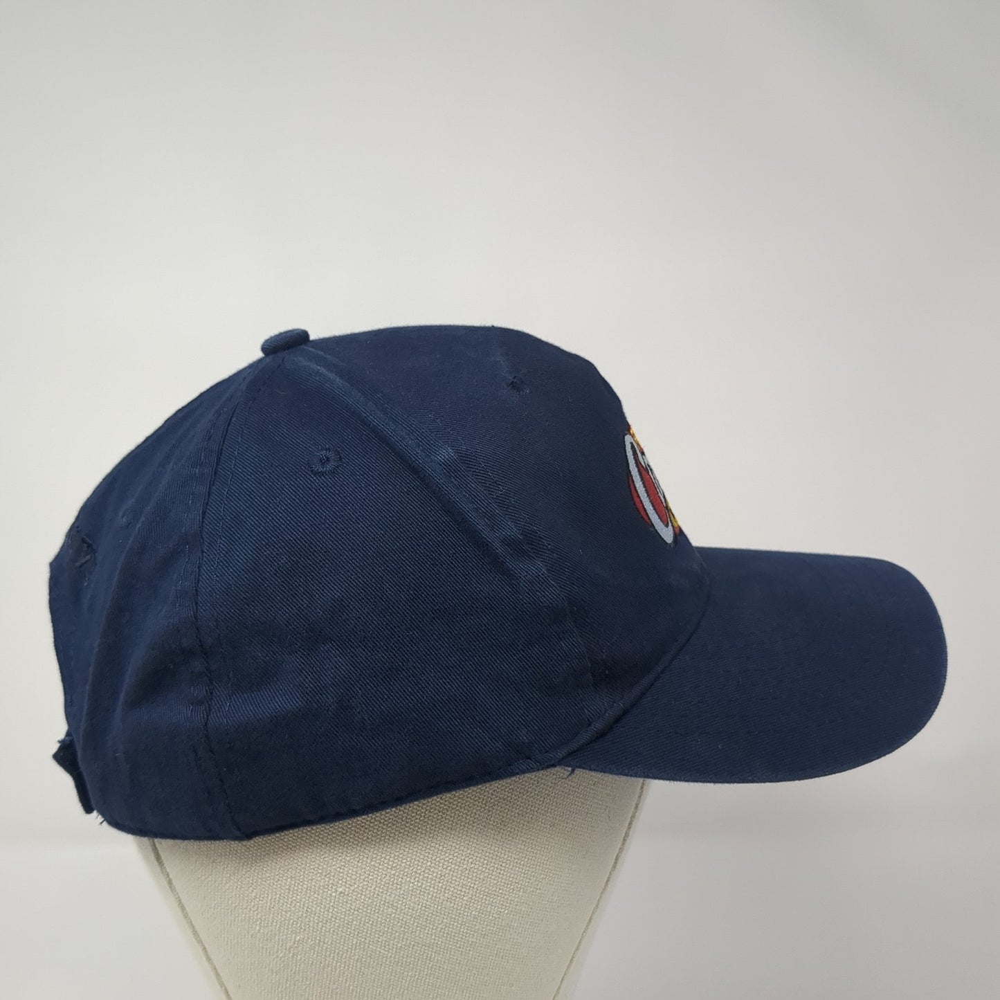 Raising Cane's Chicken Finger Baseball Cap Blue One Size Adjustable Embroidered
