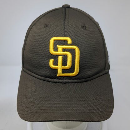 San Diego Padres MLB OC Sports Baseball Cap Brown Yellow One Size SD Logo Mesh