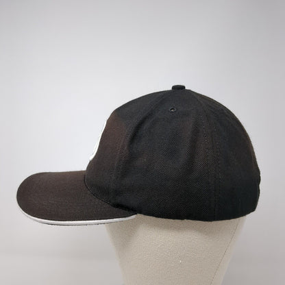 Haas Snapback Hat Black One Size Adjustable Embroidered 6 Panel Graffiti