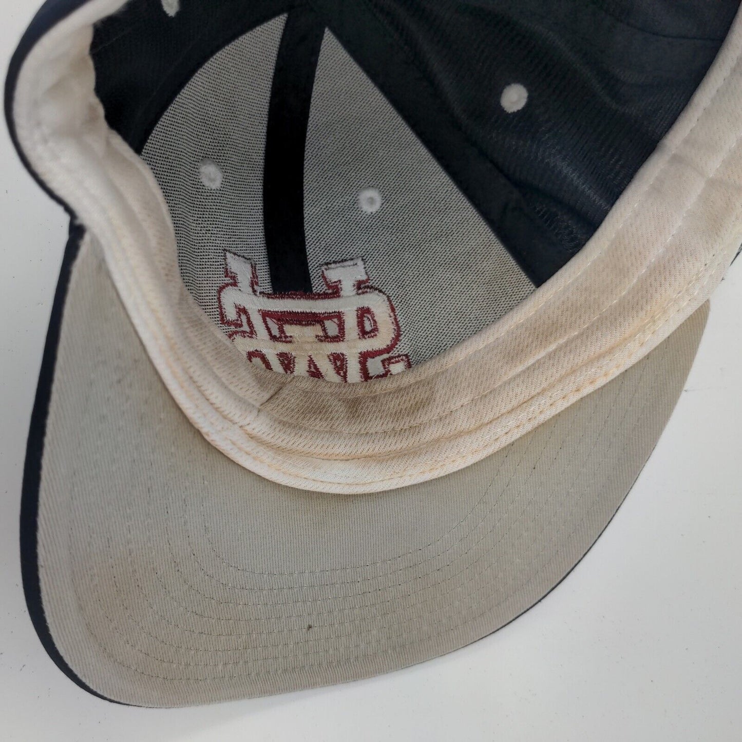 The Game Pro Southwest Fitted Hat Blue Size 7 1/8 Embroidered Logo
