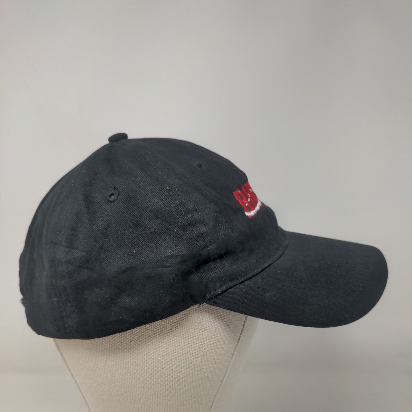 Bidslot Slideback Hat Black One Size Adjustable Embroidered Port & Company