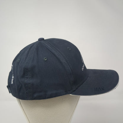 Dome Technology Baseball Cap Blue One Size Adjustable Embroidered Triple Crown
