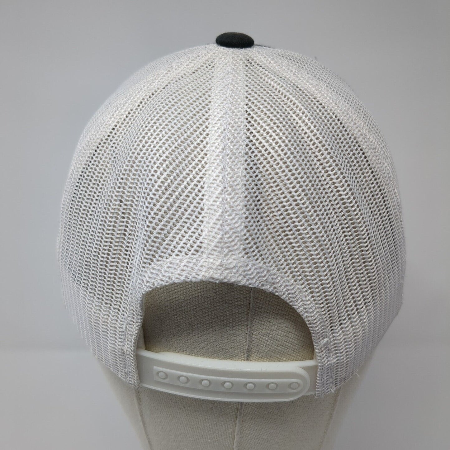 Bigfoot Sasquatch Snapback Trucker Hat Black One Size Mesh Back Yupoong