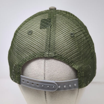 Art and Surf Tyler Rock Trucker Hat Green Gray One Size Wave Graphic Mesh Back