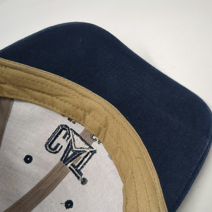 Brian Robinson Baseball Cap Beige Blue One Size CAT Caterpillar MineStar hat