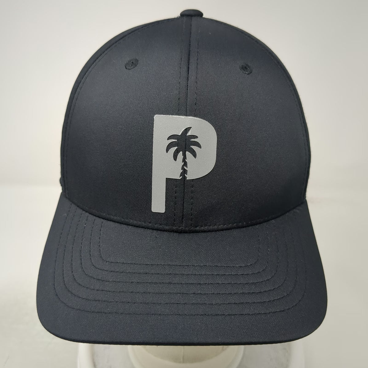 Puma Snapback Black One Size Palm Tree Crew Performance Golf Adjustable Hat