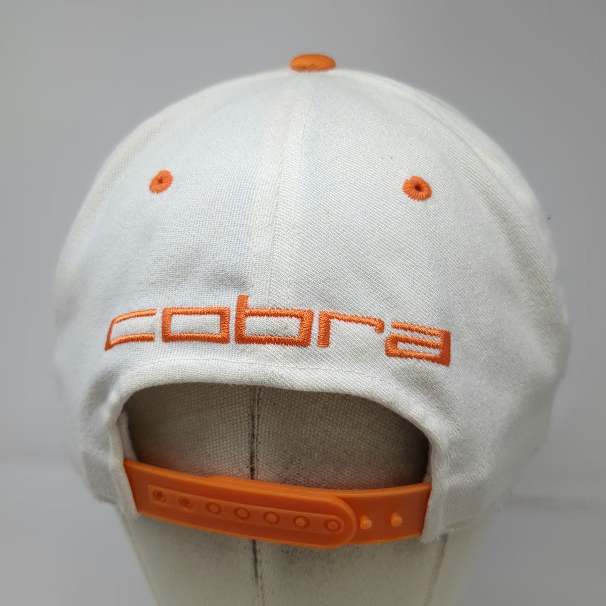 Puma Snapback Hat Orange One Size Tie Dye Cobra Golf Logo Patch Piping Flexfit