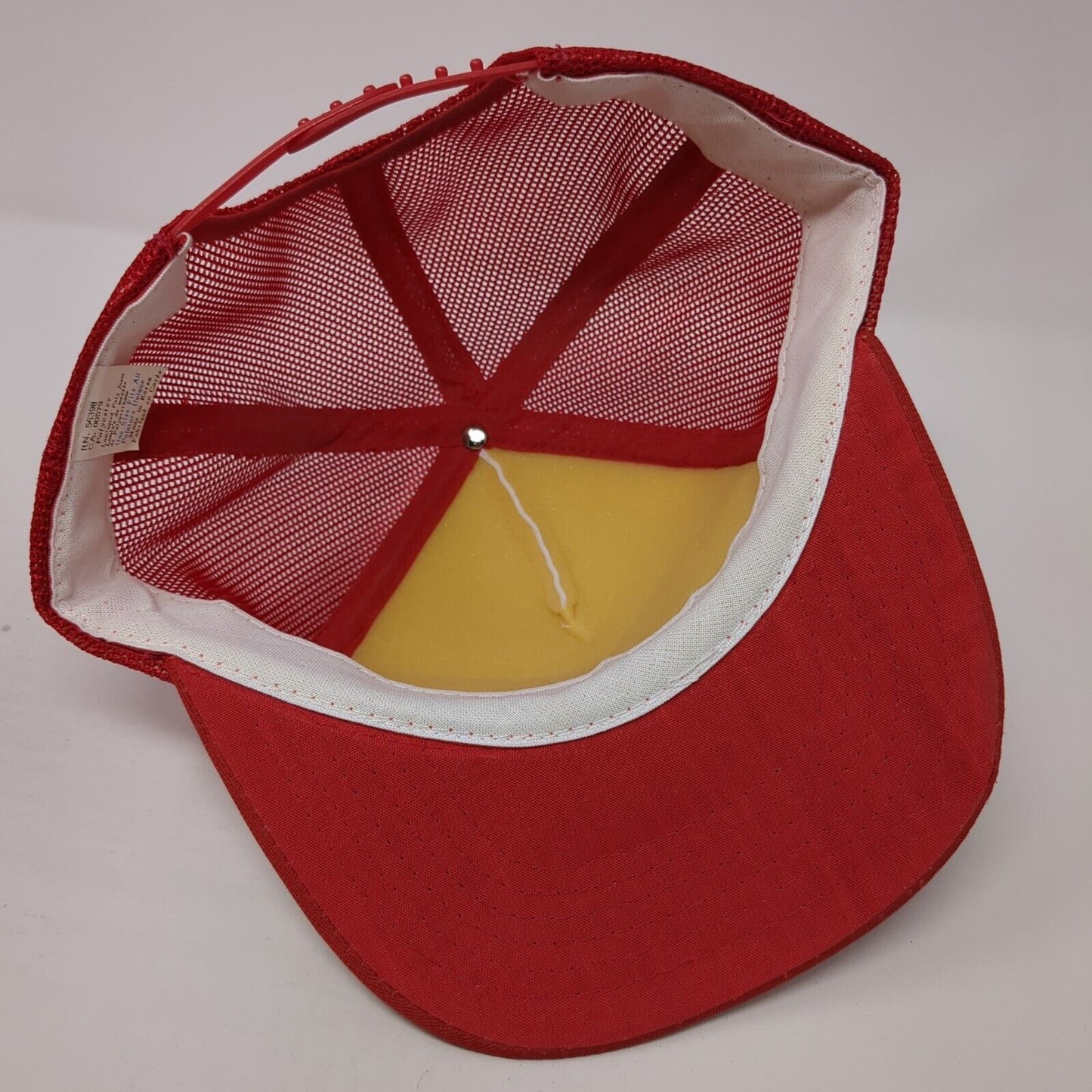 Ste. Chapelle Vineyards Snapback Trucker Hat Red One Size Adjustable Mesh Back