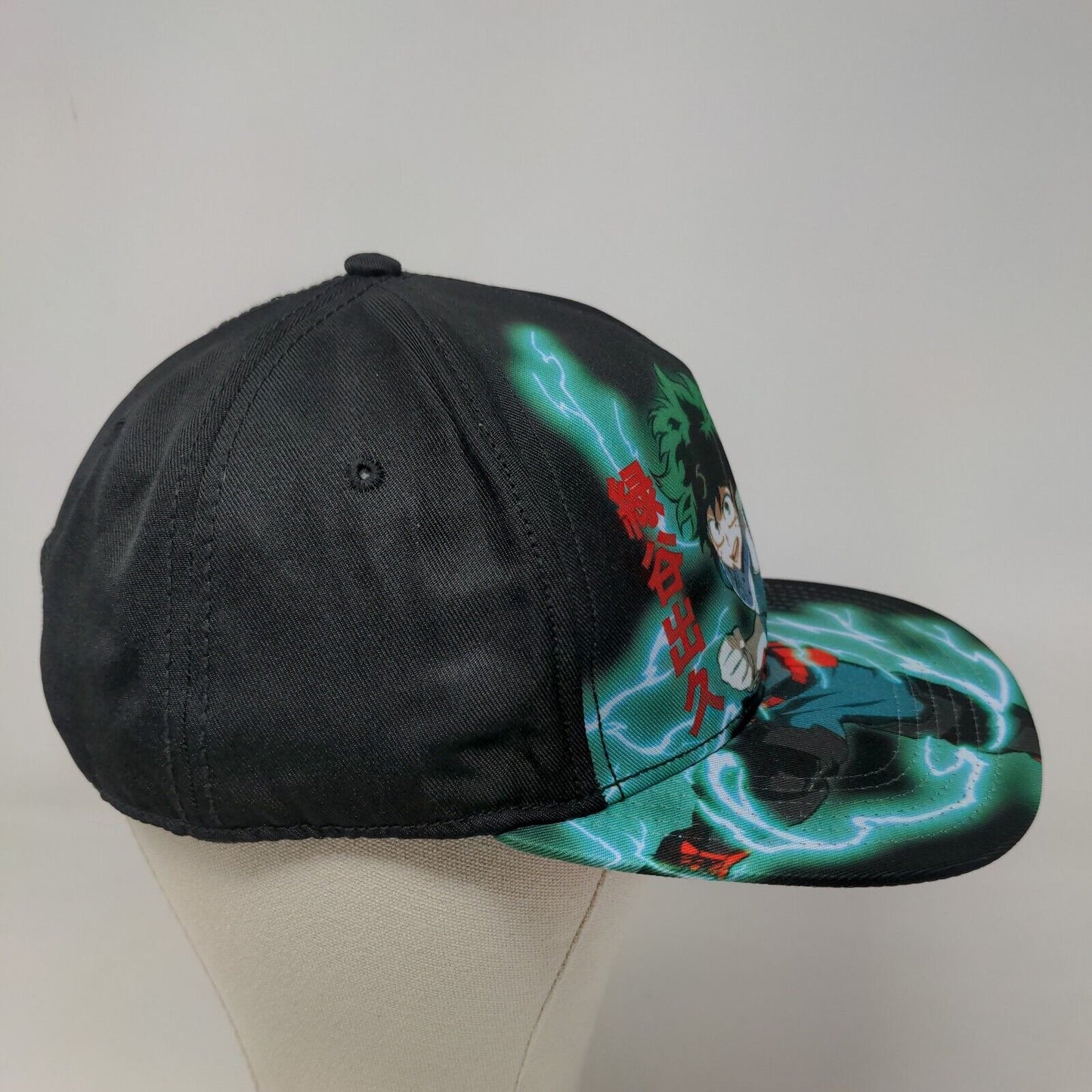 Funimation My Hero Academia Men's Snapback Hat Multicolor OSFM Izuku Midoriya