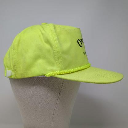 Nissin 5 Panel Green Hat One Size Ore Ida Burley Idaho Rope High Vis Strapback