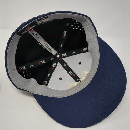 Middleton Fitted Hat Blue L/XL Lightweight Embroidered 47One Pacific Headwear