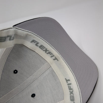 Idaho Fitness Factory Fitted Mesh Back Trucker Hat Black L/XL Flexfit