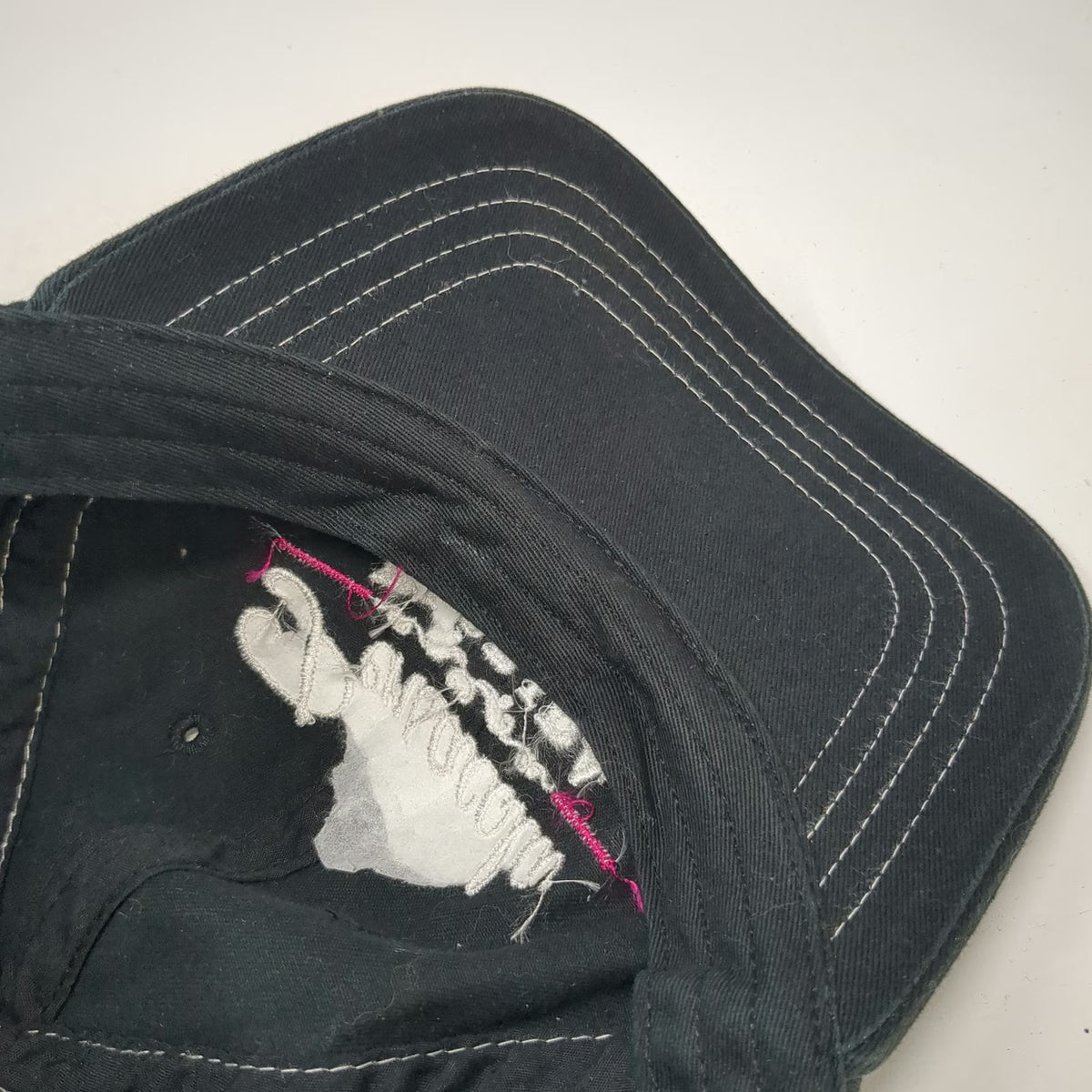 Big Accessories Baseball Cap Black One Size Pensacola Florida Hat White Stitch