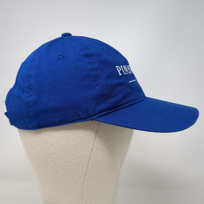 Fahrenheit Headwear Baseball Cap Blue One Size Pinstripes Strapback Cotton Hat