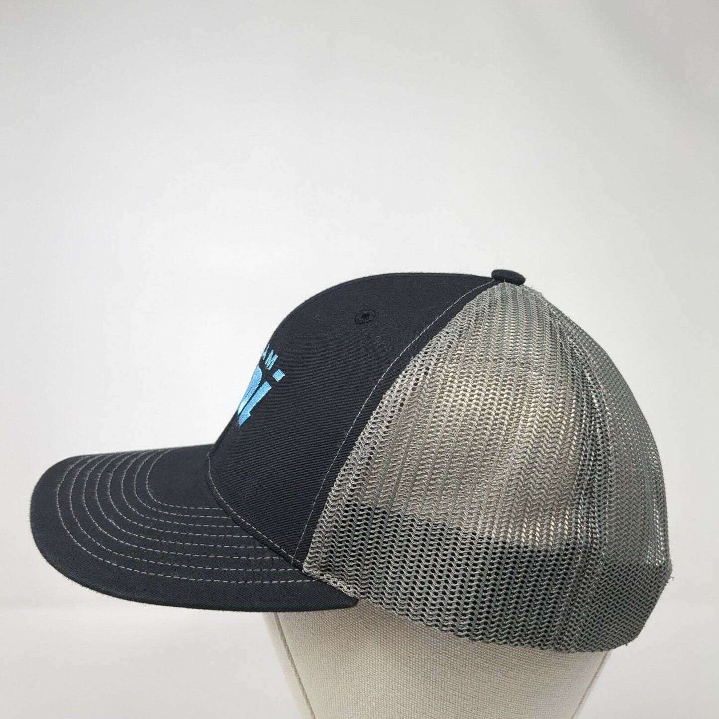 Team MPI Snapback Trucker Hat Black One Size Mesh Back Richardson