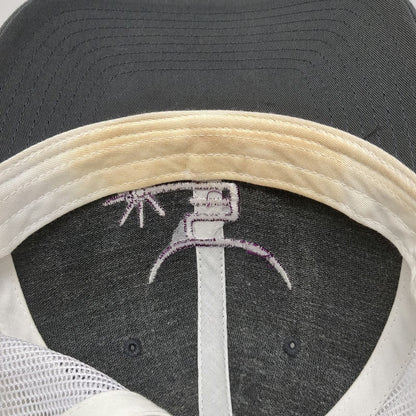 Richardson 112 Trucker Hat Gray One Size Spin Em Spur Logo Mesh Snapback Cowboy