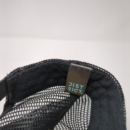 Idaho Freeride Snapback Trucker Hat Black One Size Mesh Back District