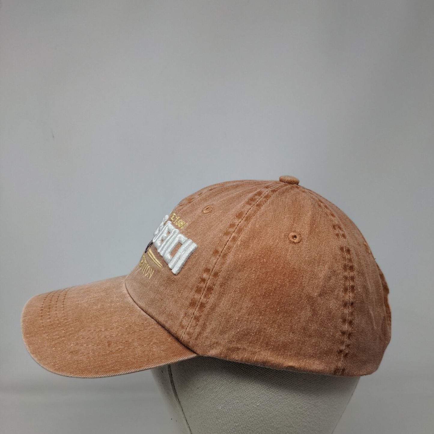 Myrtle Beach SC Best Collection Strapback Hat Brown OSFA Embroidered