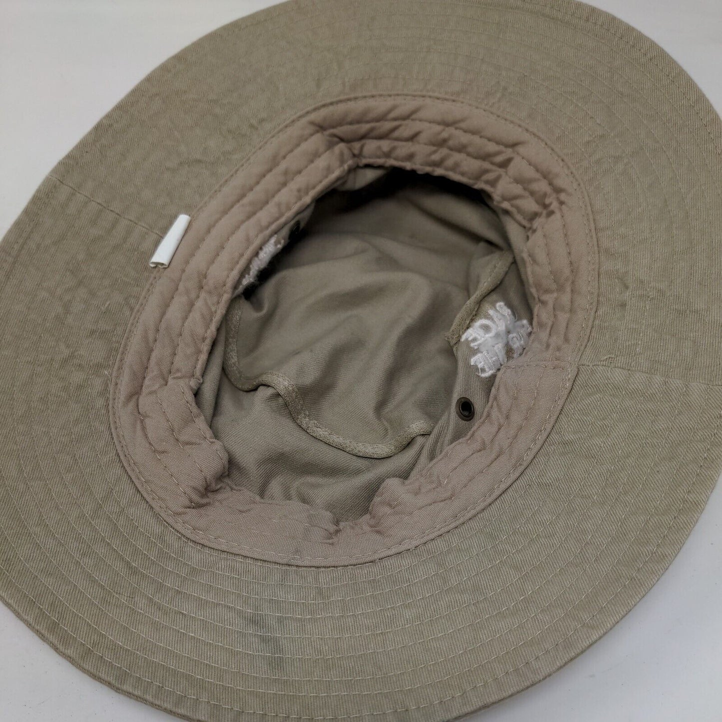Team Clarian Race For The Cure 2001 Fisherman Bucket Hat Tan OS Embroidered
