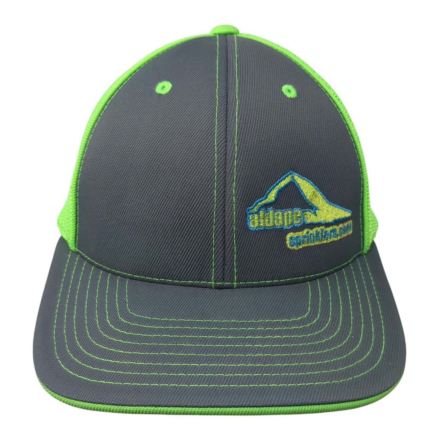 Aldape Sprinkler.com Fitted Trucker Hat Multicolor 7 3/8 Mesh Pacific Headwear