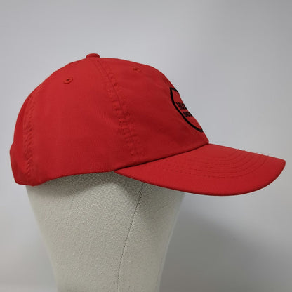 Imperial Baseball Cap Red One Size Hughes Brothers Recycled Polyester Gray Hat