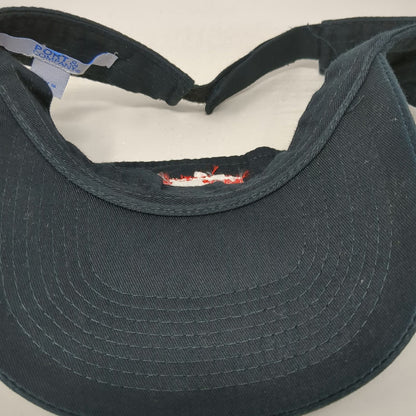 Port & Company Visor Black One Size Mo' Bettahs Hawaiian Islands Embroidered hat