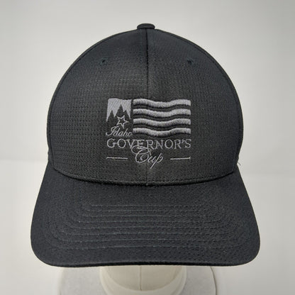Idaho Governor's Cup Fitted Hat Black One Size Flexfit Embroidered Yupoong
