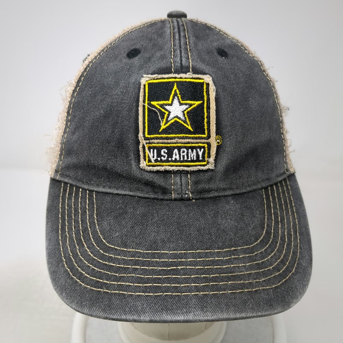 7.62 Design U.S. Army Gray Trucker Hat OSFM Mesh Back Snapback Patch Military