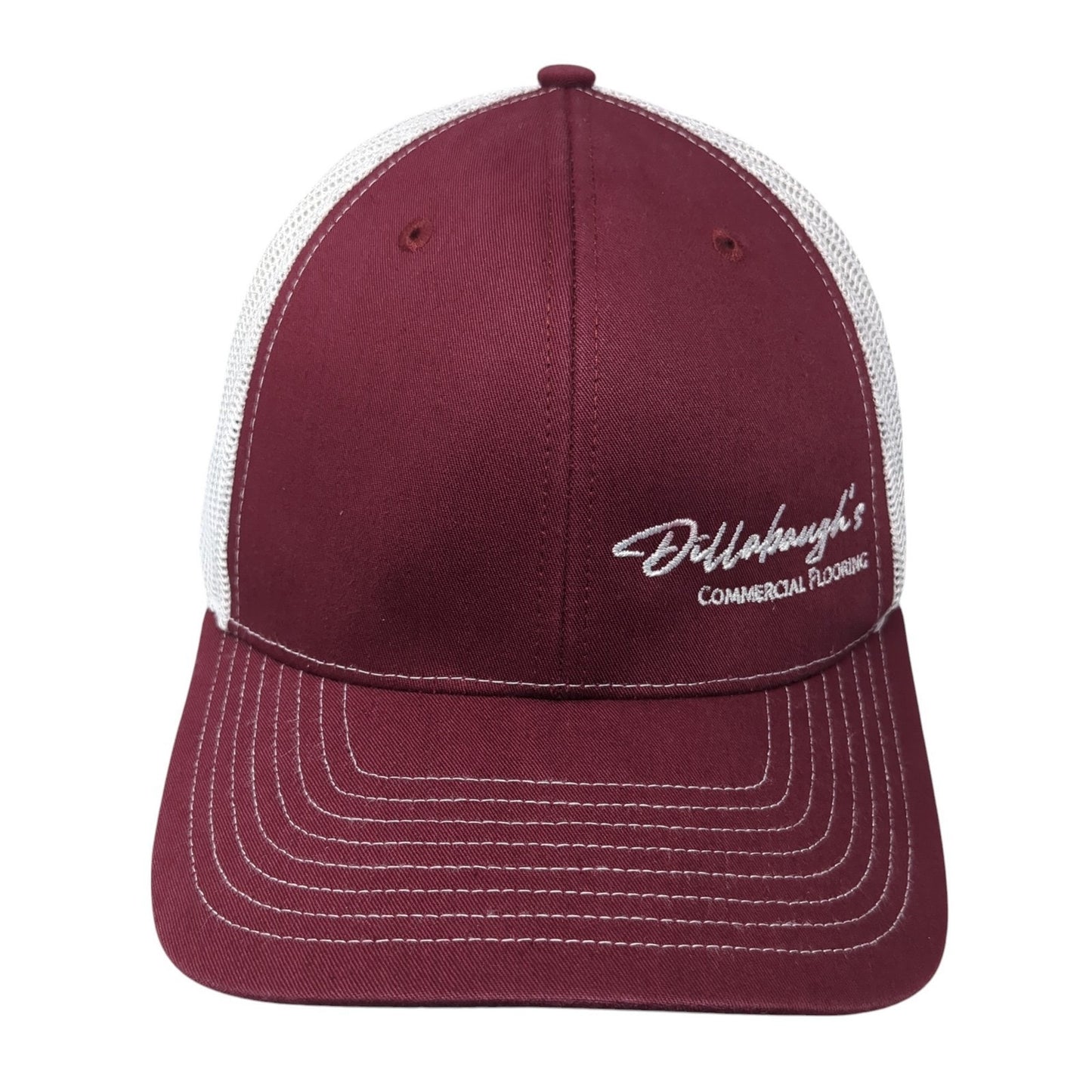 Dillabaugh's Commercial Flooring Trucker Hat Red One Size Mesh Back