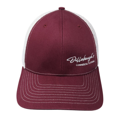 Dillabaugh's Commercial Flooring Trucker Hat Red One Size Mesh Back