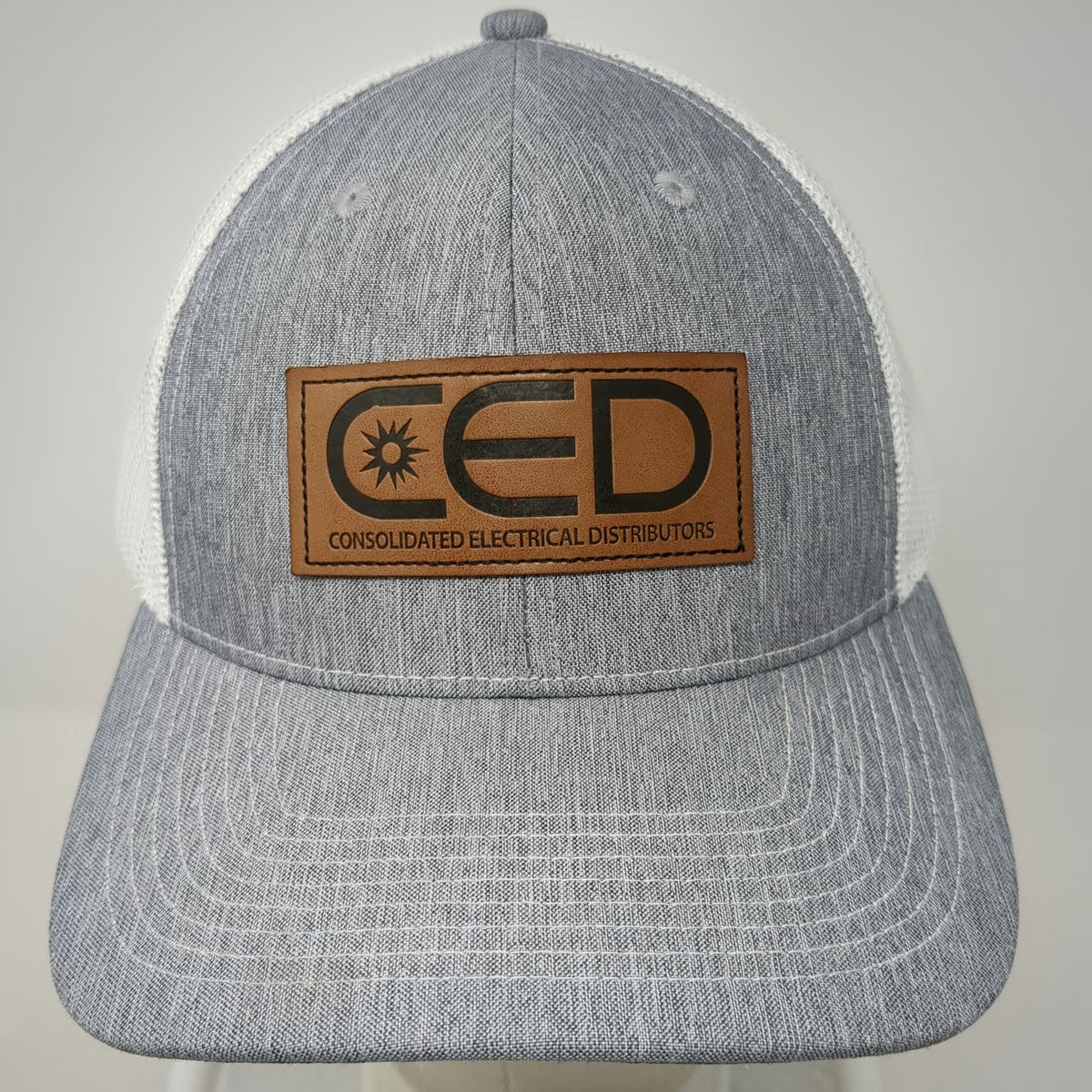 BMP CED Consolidated Electrical Distributors Gray White One Size Trucker Hat