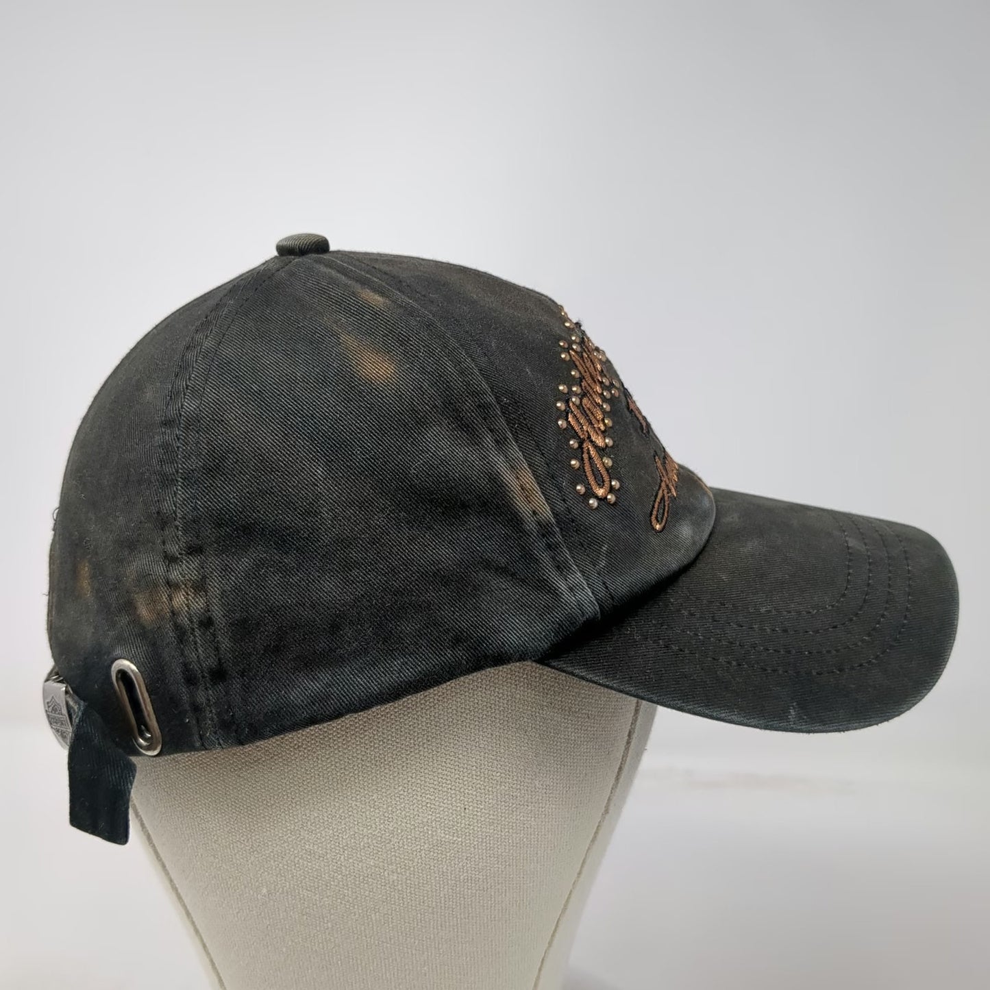 Harley-Davidson Baseball Cap Black One Size 105th Anniversary Studded Cotton hat