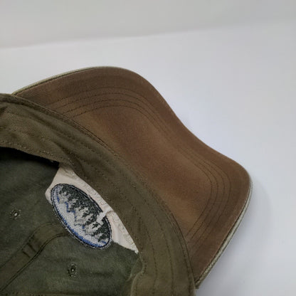 Leaven Worth Washington Strapback Hat Green OS Adjustable Embroidered Ouray