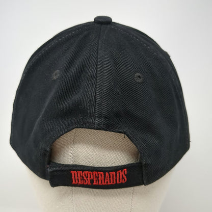 Desperados Baseball Cap Black One Size Gecko Logo Green Red Strapback Hat Lizard