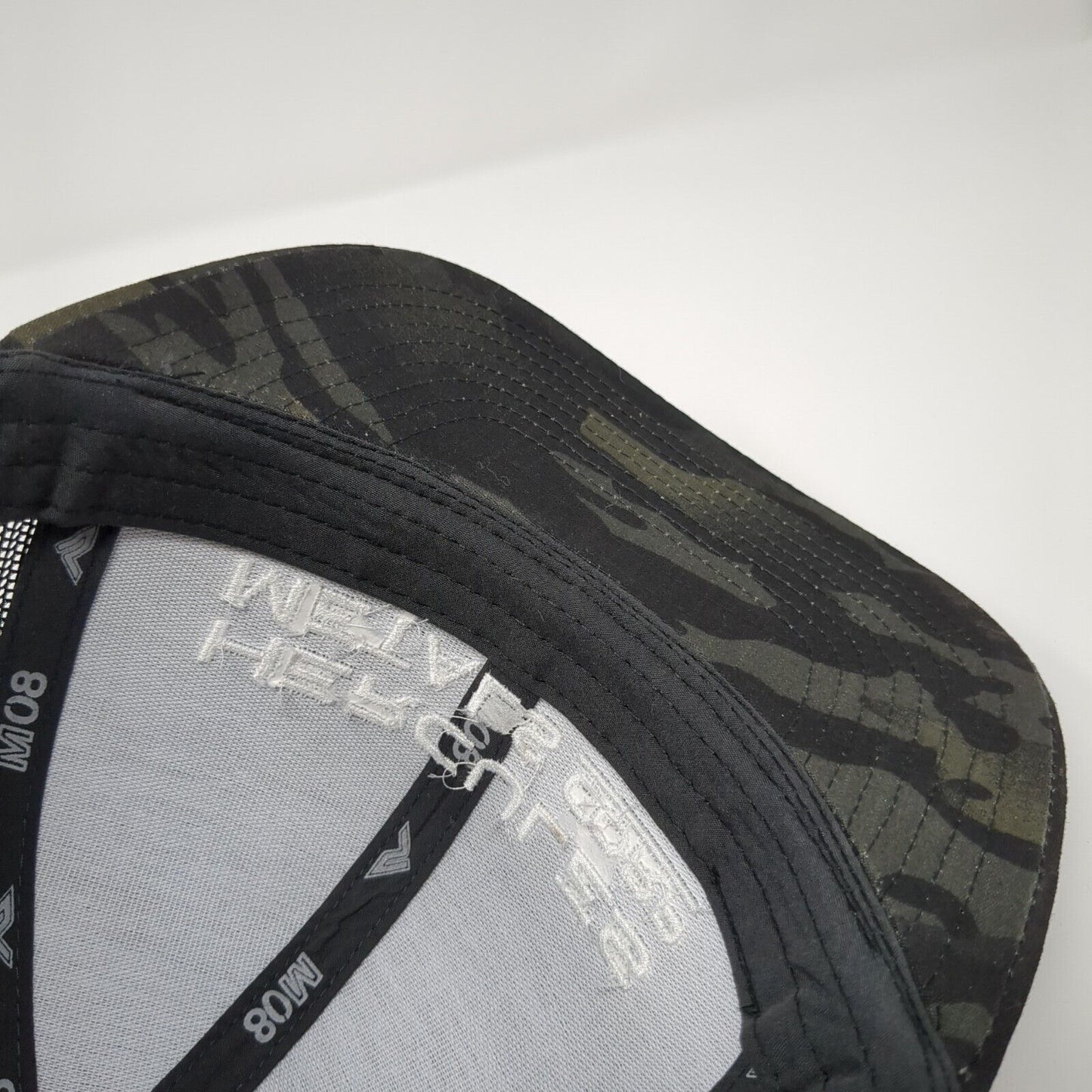 Hercules Metals Corp Snapback Trucker Hat Camouflage OS Mesh Pacific Headwear