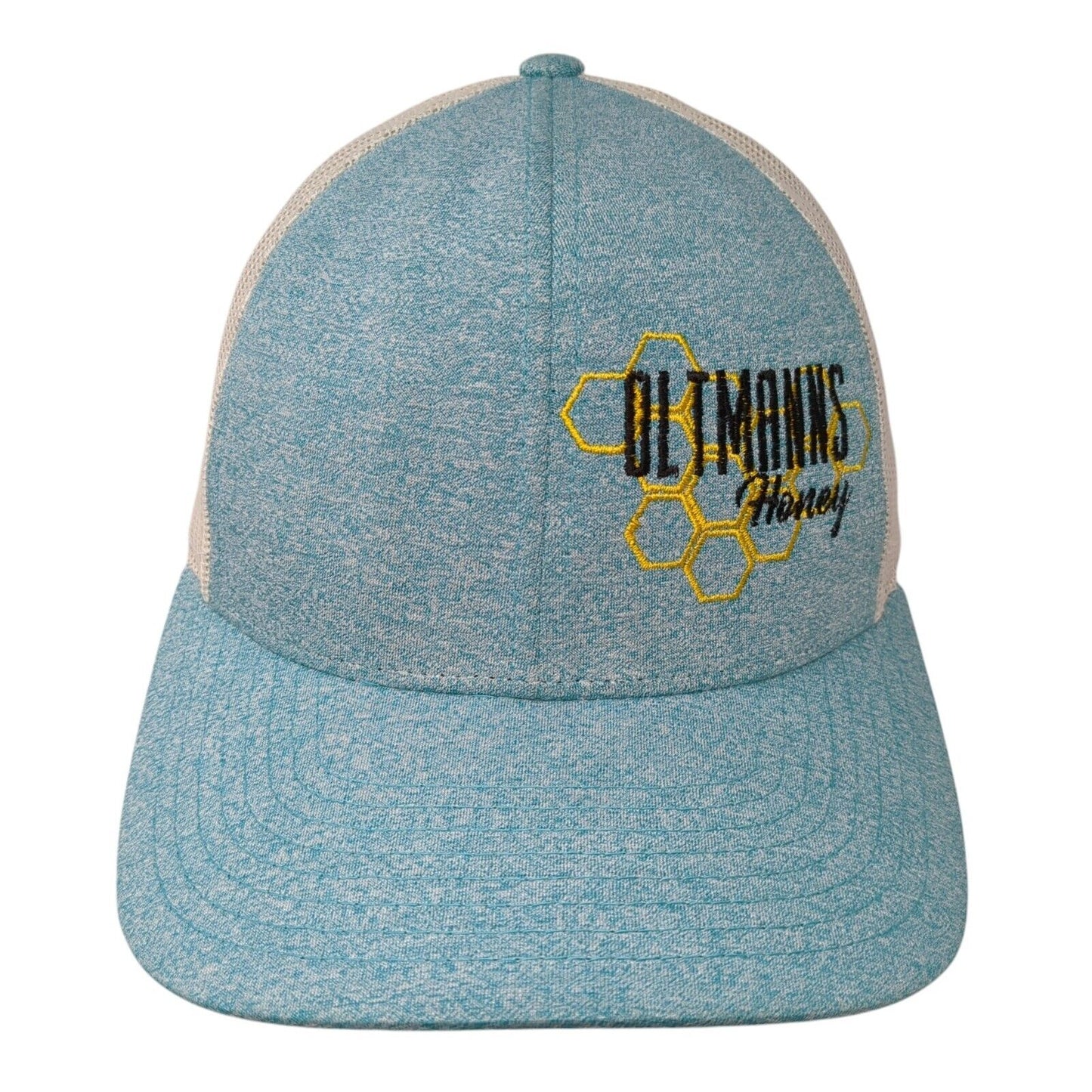 Oltmanns Honey Snapback Mesh Back Trucker Hat Blue M/L Richardson