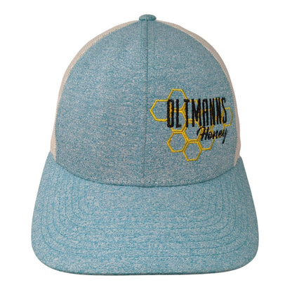 Oltmanns Honey Snapback Mesh Back Trucker Hat Blue M/L Richardson
